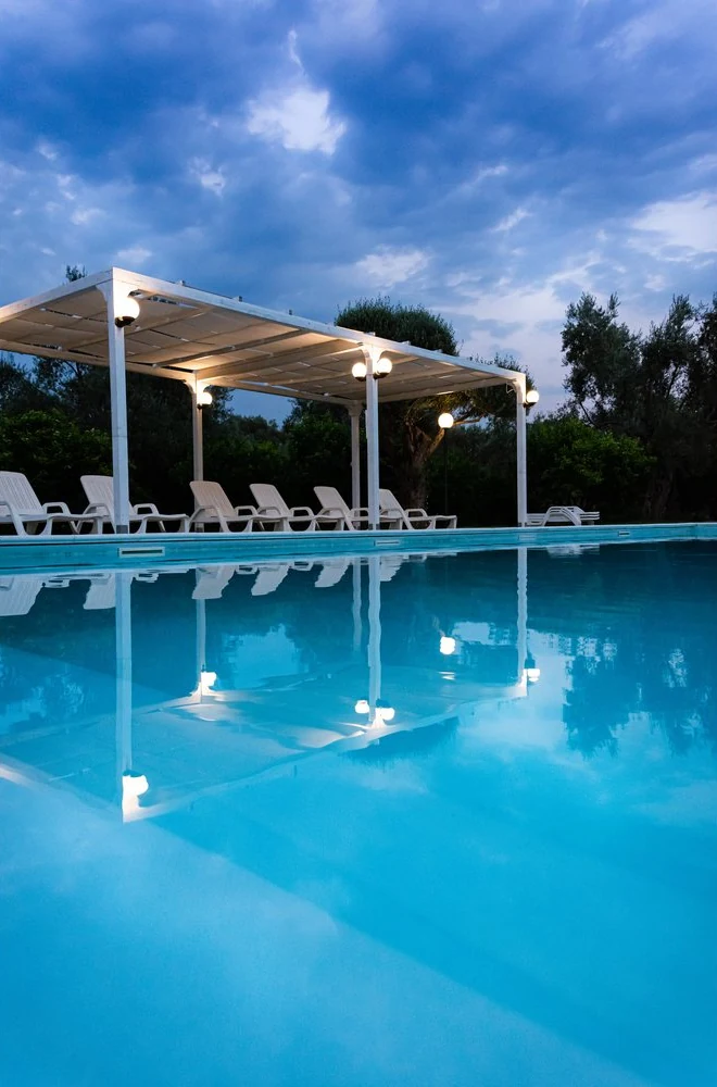 La piscina del Casale Le Tre Volte